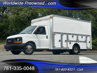 2017 gmc savana 3500 14' dejana utility service body work van #14728