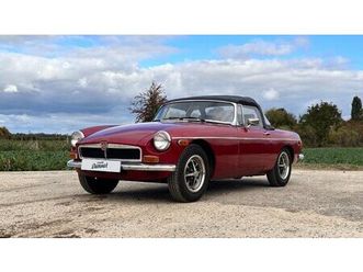 1974 mg mgb rouge manuel, 5 vitesses conduite à gauche in...