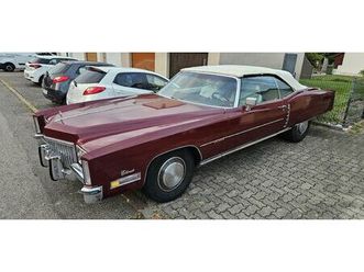 cadillac eldorado cabriolet - 1972 - 8.2l - frisch ab mfk!