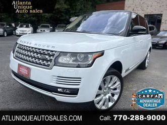 2017 land rover range rover v8 supercharged lwb