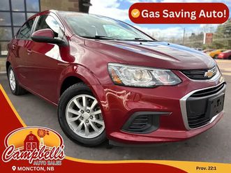 2018 chevrolet sonic lt auto remote starter! apple carplay! b...