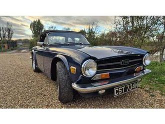 1974 triumph tr6 bleu manuel, 4 vitesses conduite à droit...