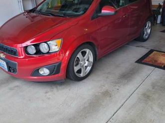 2012 chevrolet sonic 5dr ltz hatchback 1.4l turbo engine