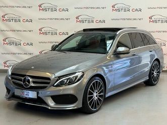 mercedes-benz c 400 t 4m amg line distr/pano/360/burm/standh/