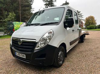 2017 vauxhall movano 2.3cdti l3h1 f3500 (130ps)(eu6) biturbo crewcab dropside