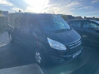 2017 ford transit custom 2.0 tdci 170ps low roof d/cab limited van panel van diesel manual