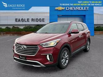 used 2017 hyundai santa fe xl luxury power passenger seat, power steering, power windows, rear air conditioning, remote keyless entry, roof rack: rails only, st