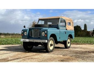 1980 land rover series 3 bleu manuel, 4 vitesses conduite...