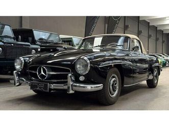 1960 mercedes 190 noir manuel, 4 vitesses conduite à gauc...