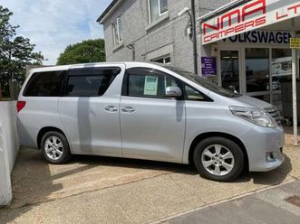 2013 toyota alphard 240x 2.4 petrol automatic 8 seater low mile fresh import