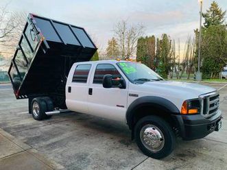 2005 ford f-550 crew diesel 5 speed 10ft.dump new build truck**sale***
