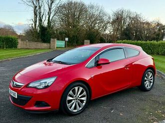 2014 vauxhall astra gtc 2.0 cdti 16v sri 3dr red diesel 160ps sports hatch opel