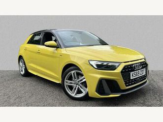 1.0 tfsi 30 s line sportback s tronic euro 6 (start/stop) 5dr