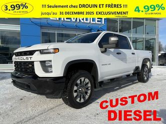 diesel / custom / crew cab / 3.99% d'interet