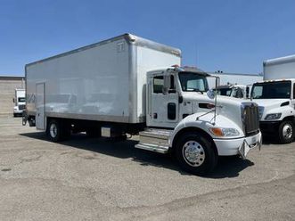 2020 peterbilt 337 26' box truck cdl required low miles