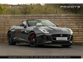 2016 jaguar f-type 3.0 v6 supercharged s convertible auto