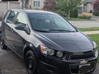 2015 chevrolet sonic hatchback – reliable, great on gas, as-is