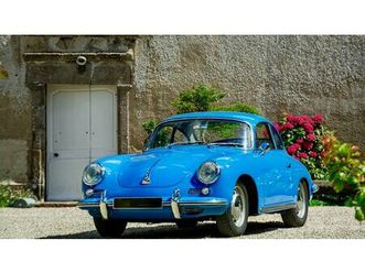 1964 porsche 356 bleu manuel, 4 vitesses conduite à gauch...
