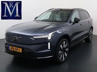 volvo ex90 twin motor performance ultra 7p. 111 kwh awd | mega vol! | wltp 624km | onderhoudscontract t/m 01-2030 (carepack)| fabrieksgarantie t/m 01-2027 | 695