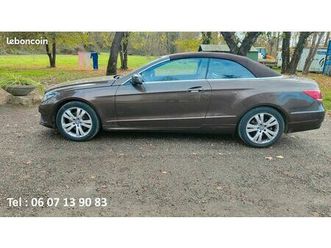 e 220 cdi cabriolet 170 cv 07/2014 - 81340 km
