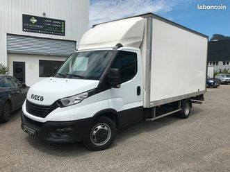 iveco daily ccb 35c16 - caisse 20 m3 + hayon - garantie 6 mois