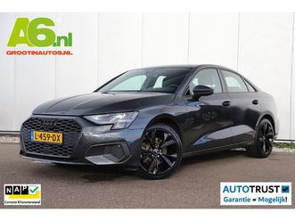 audi a3 limousine 30 tfsi pro line automaat black edition navigatie carplay android climate cruise control parkeersensor led rijstrooksensor 18 inch rs look vel