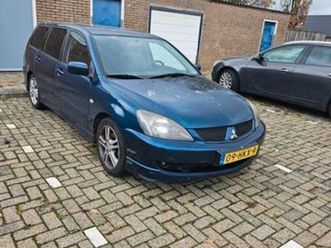 mitsubishi lancer 1.6 wagon 2009 blauw — mitsubishi — marktplaats
