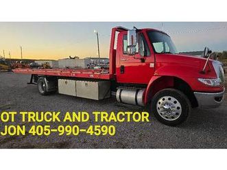2012 international 4400 jerr-dan flatbed rollback wrecker tow truck au