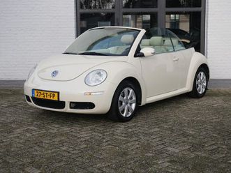volkswagen new beetle cabriolet - 2.0 highline airco leder stoelverwarming