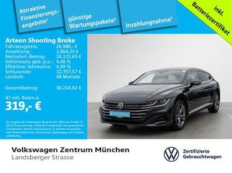 arteon shooting brake r-line 1,4 l ehybrid 160 kw acc iq.light navi rearview parkpilot appconnect ds