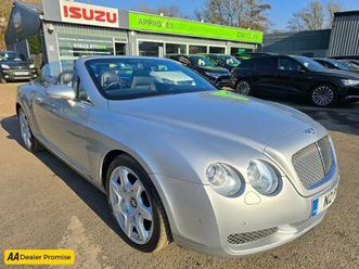 2007 bentley continental 6.0 w12 2dr auto convertible petrol automatic