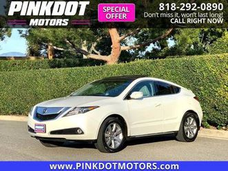 2012 acura zdx awd all wheel drive suv tech pkg - with as little as $1500 down o