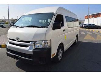 toyota hiace toyota hiace highroof bus 13 seater, model:2018