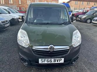 2017 vauxhall combo 2300 1.3 cdti 16v 95ps h1 crew van euro 6 panel van diesel manual
