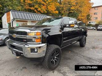 2015 chevrolet silverado 3500hd diesel 4x4 4wd chevy truck ltz 4dr crew cab srw