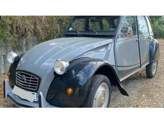 1985 citroen 2cv gris manuel, 4 vitesses conduite à droit...