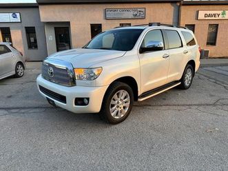 used 2013 toyota sequoia 5.7l 4wd platinum,mint,no accidents.certified !