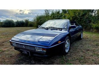1989 ferrari mondial bleu manuel, 5 vitesses conduite à g...