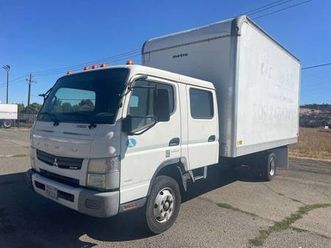 2012 mitsubishi fuso cerewcab 16' box truck **7 seater**
