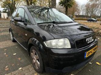 audi a2 1.4 55kw 2003 zwart — audi — marktplaats