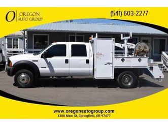 2006 ford f550 mechanics service truck 6.0l diesel 3200lb crane 4x4 4w