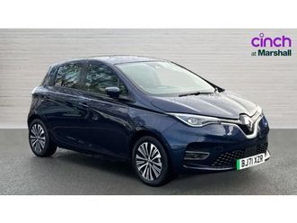 2021 renault zoe 100kw riviera limited edn r135 50kwh rc 5dr auto