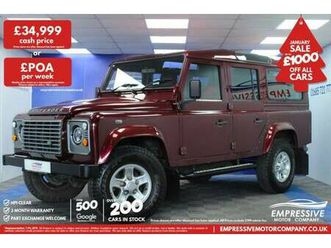 2015 15 land rover defender 2.2 tdci xs suv double cab 5dr diesel manual 4wd mwb