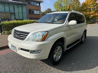 2005 lexus gx470 v8 auto left hand drive lhd uk registered