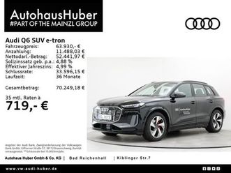 audi q6 suv e-tron 55 quattro 360 matrix 4xshz