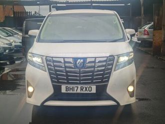 toyota alphard x model hybrid 8 seater euro 6 auto (5dr)