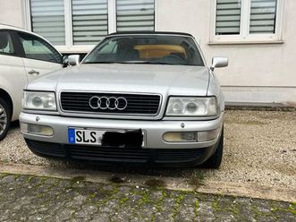 audi 80 cabrio silber