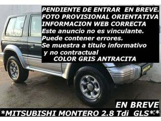 montero corto 2.8 tdi gls lujo