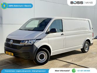 volkswagen e-transporter 113pk l2h1 138km wltp 37,3kwh 100% elektrisch abt e-transporter snelladen airco camera carplay