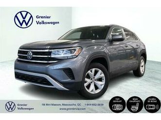 2020 volkswagen atlas cross sport comfortline, cuir, toit pano, v6, carplay sieges+v